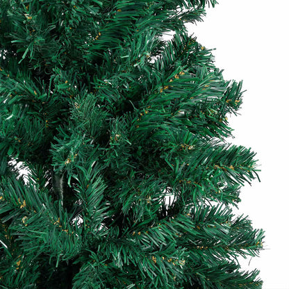 vidaXL Künstlicher Weihnachtsbaum mit Beleuchtung & Kugeln Grün 150 cm