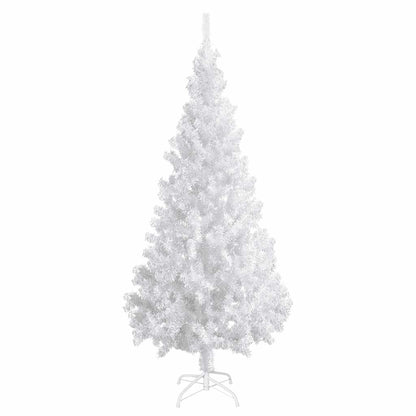 vidaXL Künstlicher Weihnachtsbaum mit Beleuchtung & Kugeln Weiß 180 cm