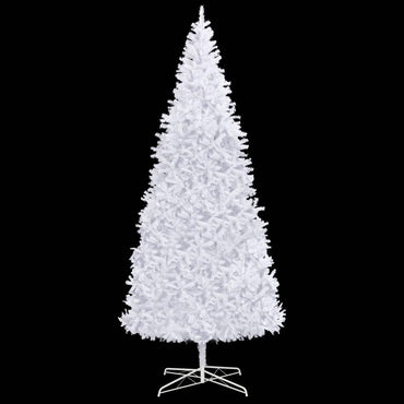 vidaXL Künstlicher Weihnachtsbaum mit Beleuchtung 400 cm Weiß