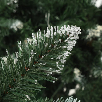 vidaXL Künstlicher Weihnachtsbaum mit Beleuchtung & Zapfen 150 cm