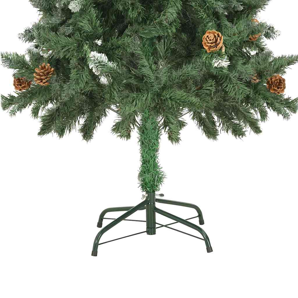 vidaXL Künstlicher Weihnachtsbaum mit Beleuchtung & Kugeln 150 cm