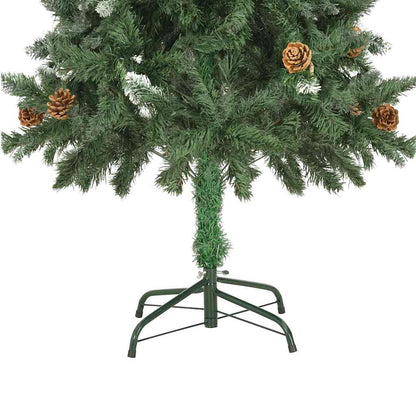 vidaXL Künstlicher Weihnachtsbaum mit Beleuchtung & Kugeln 150 cm