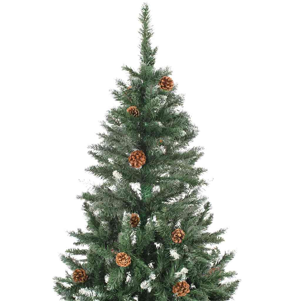 vidaXL Künstlicher Weihnachtsbaum mit Beleuchtung & Kugeln 150 cm