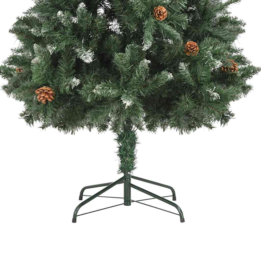 vidaXL Künstlicher Weihnachtsbaum mit Beleuchtung & Kugeln 180 cm
