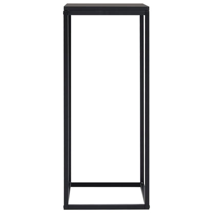 vidaXL Tables d'appoint 2 pcs Noir Acier