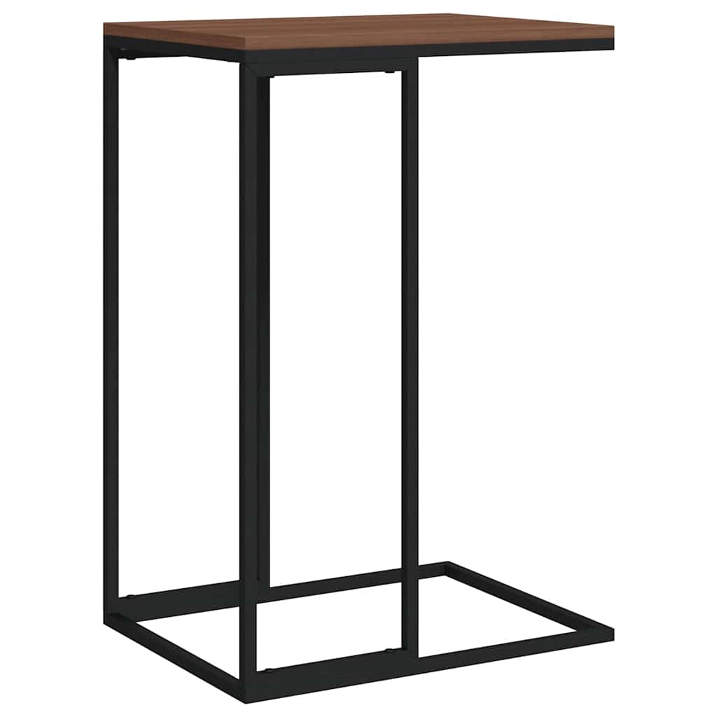vidaXL Table d'appoint noir 40x30x59 cm Aggloméré