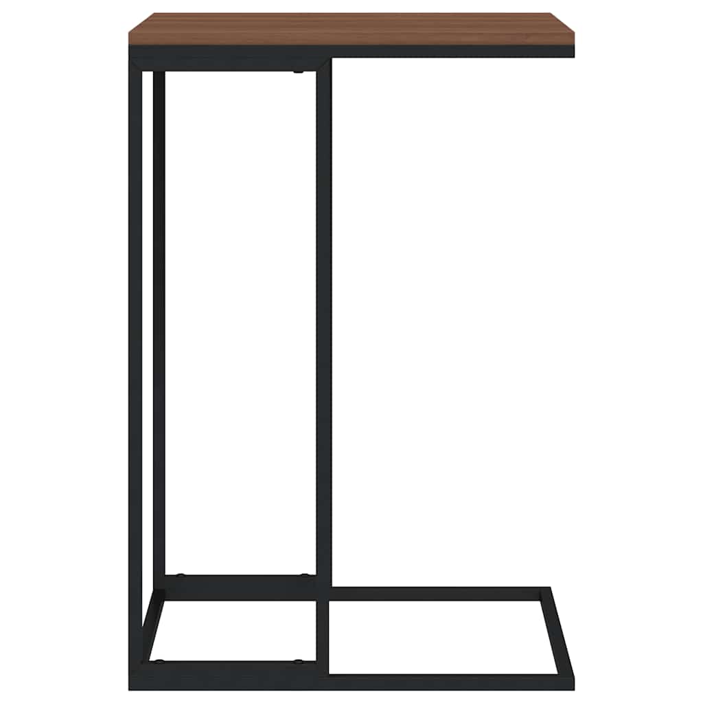 vidaXL Table d'appoint noir 40x30x59 cm Aggloméré