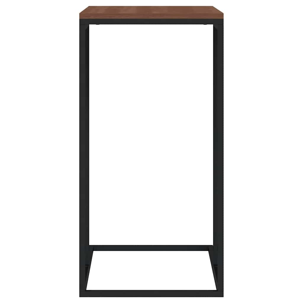 vidaXL Table d'appoint noir 40x30x59 cm Aggloméré