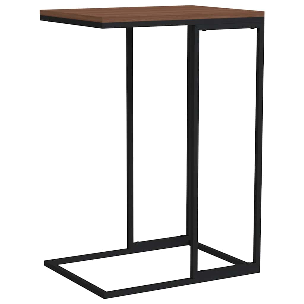 vidaXL Table d'appoint noir 40x30x59 cm Aggloméré