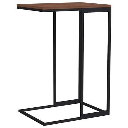 vidaXL Table d'appoint noir 40x30x59 cm Aggloméré