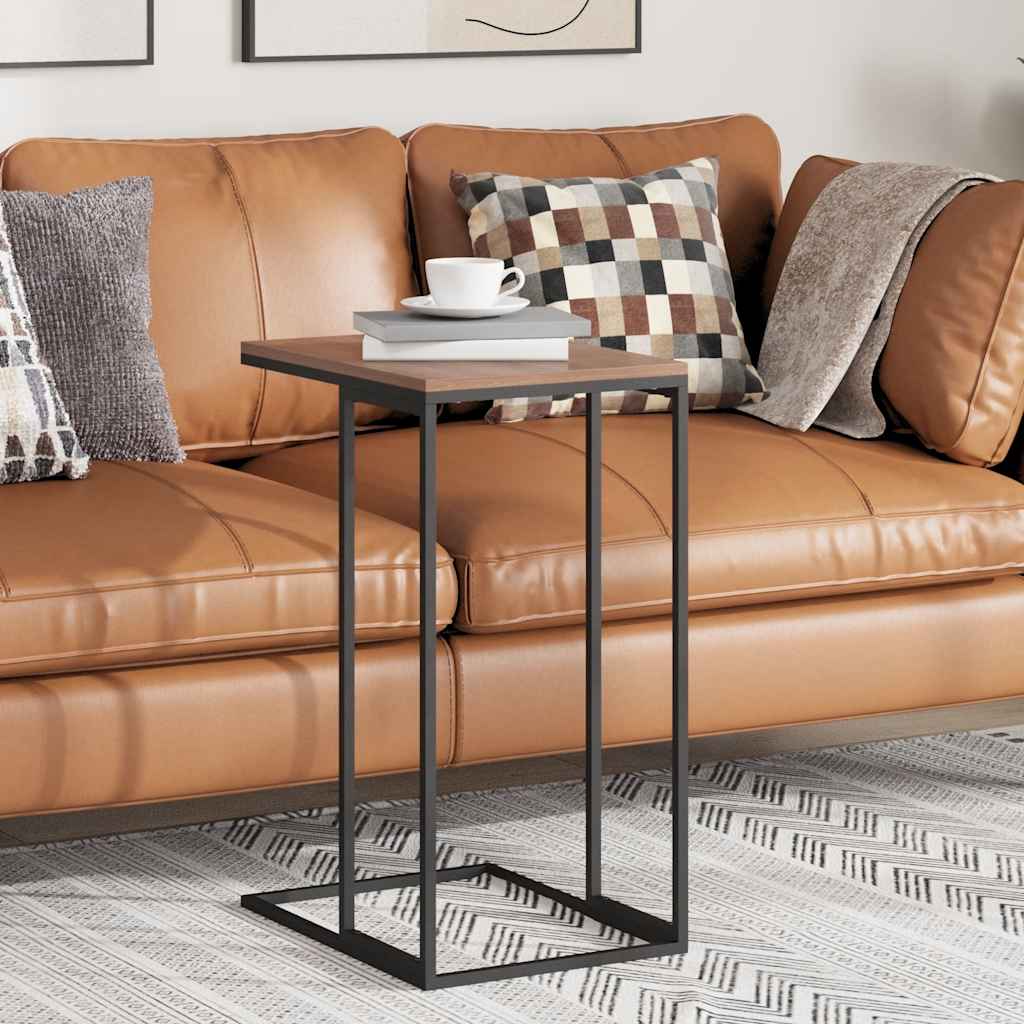 vidaXL Table d'appoint noir 40x30x59 cm Aggloméré