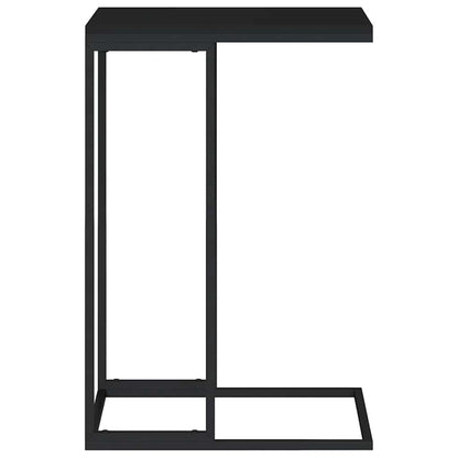 vidaXL Table d'appoint Noir 40x30x59 cm Bois d'ingénierie