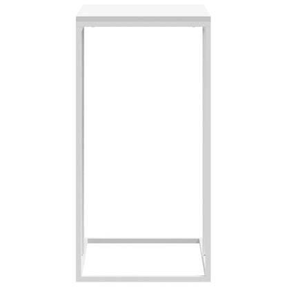 vidaXL Table d'appoint Blanc 40x30x59 cm Bois d'ingénierie