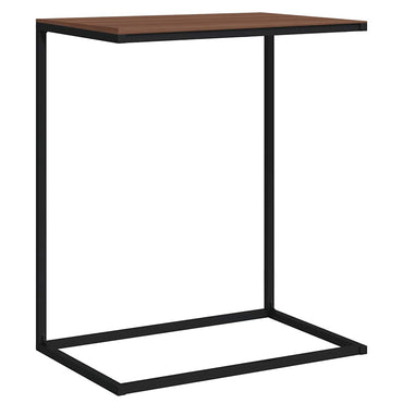 vidaXL Table d'appoint noir 55x35x66 cm, bois d'ingénierie