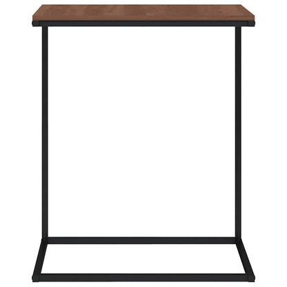 vidaXL Table d'appoint noir 55x35x66 cm, bois d'ingénierie