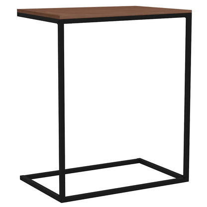 vidaXL Table d'appoint noir 55x35x66 cm, bois d'ingénierie