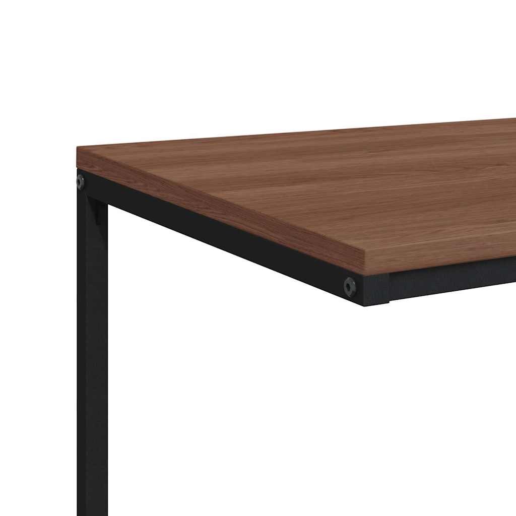 vidaXL Table d'appoint noir 55x35x66 cm, bois d'ingénierie