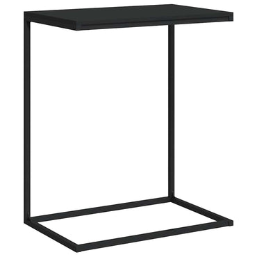 vidaXL Table d'appoint noir 55x35x66 cm Bois d'ingénierie