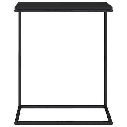 vidaXL Table d'appoint noir 55x35x66 cm Bois d'ingénierie