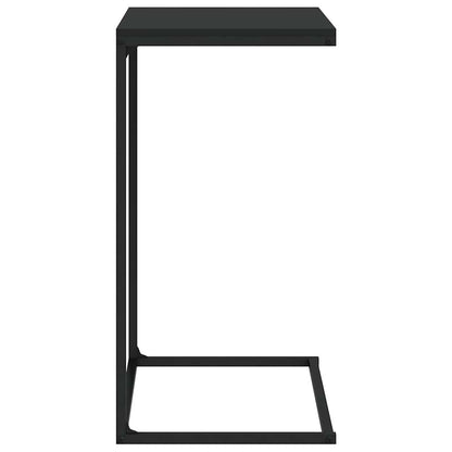 vidaXL Table d'appoint noir 55x35x66 cm Bois d'ingénierie