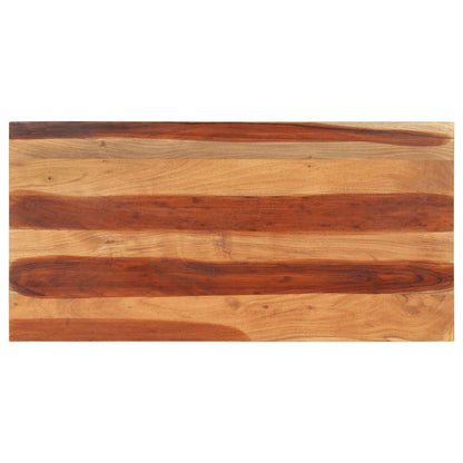 vidaXL Plateau de table 120x60x(2,5-2,7) cm Bois de Sesham massif