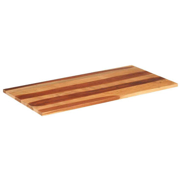 vidaXL Plateau de table 120x60x(2,5-2,7) cm Bois de Sesham massif