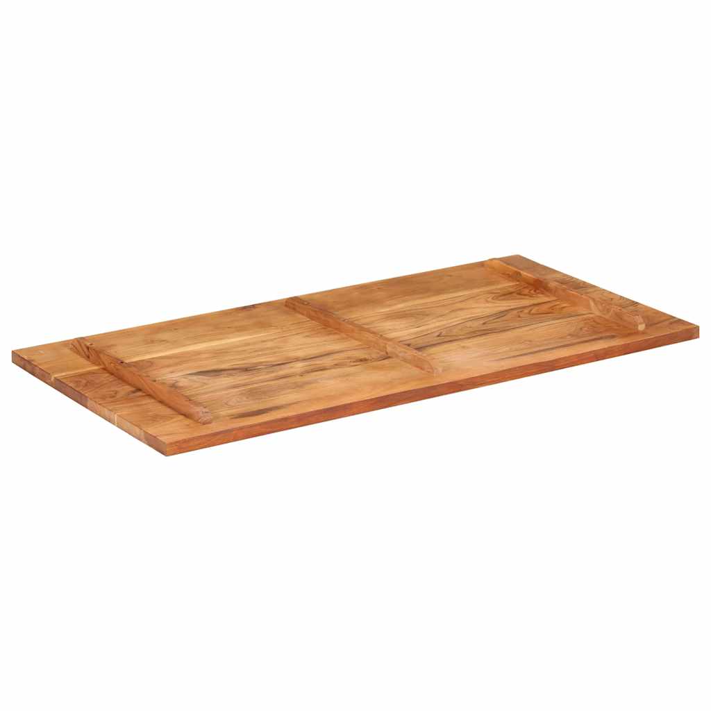 vidaXL Plateau de table 120x60x(2,5-2,7) cm Bois de Sesham massif