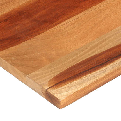 vidaXL Plateau de table 120x60x(2,5-2,7) cm Bois de Sesham massif