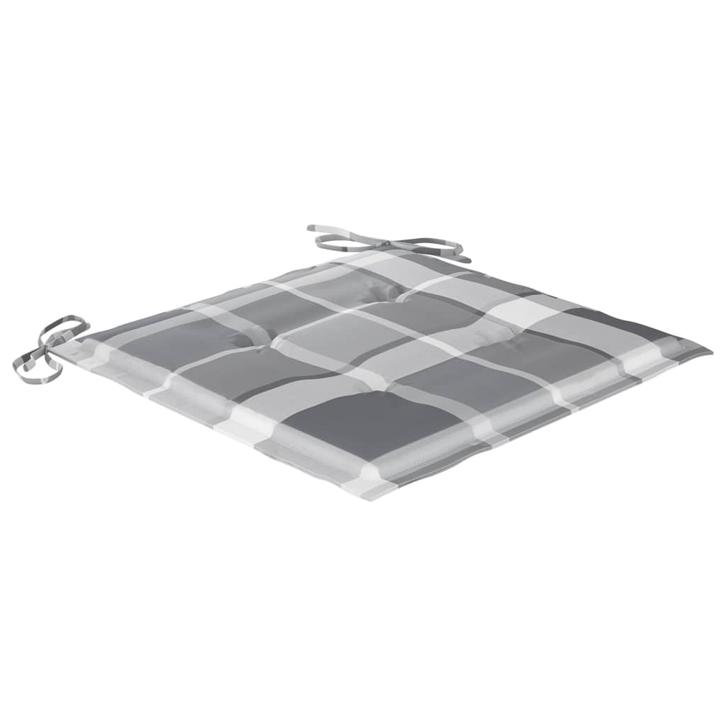 vidaXL Gartenstühle mit Kissen 6 Stk. Massivholz Akazie