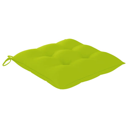 vidaXL Gartenstühle 4 Stk. mit Kissen Massivholz Akazie