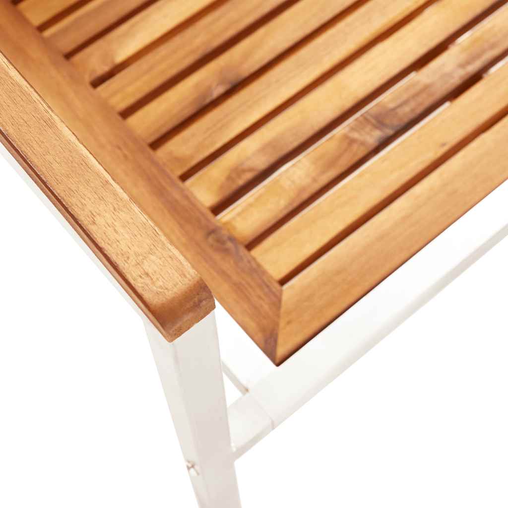 vidaXL Gartenstühle 8 Stk. mit Kissen Massivholz Akazie
