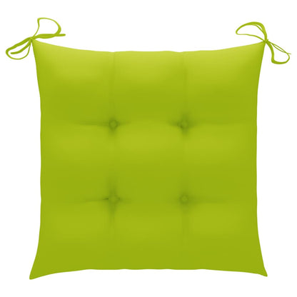 vidaXL Chaises de jardin 8 pcs avec coussins Bois d'acacia massif