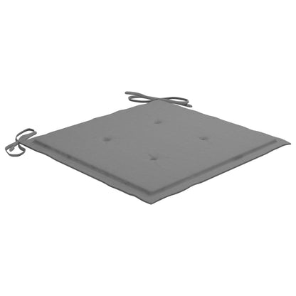 vidaXL 6 chaises de jardin avec coussins en teck massif