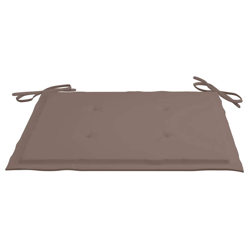 vidaXL Gartenstühle 8 Stk. mit Kissen Massivholz Teak
