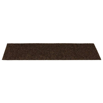 vidaXL Stufenmatten Selbstklebend 15 Stk. 60x25 cm Braun Rechteckig