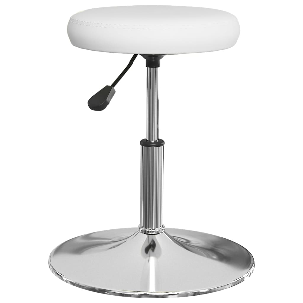 vidaXL Chaises de salle à manger 2 pcs Similicuir blanc