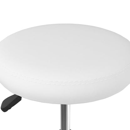 vidaXL Chaises de salle à manger 2 pcs Similicuir blanc