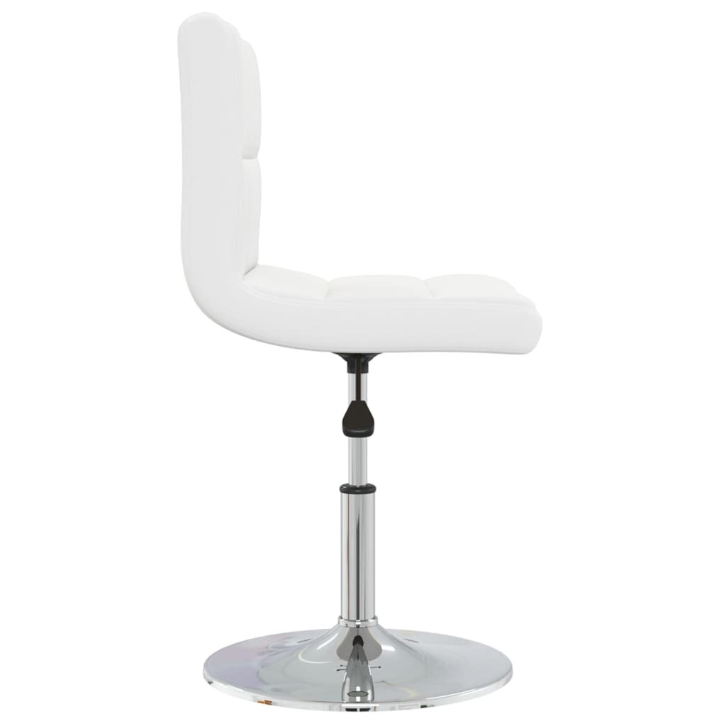 vidaXL Chaises de salle à manger 2 pcs Similicuir blanc