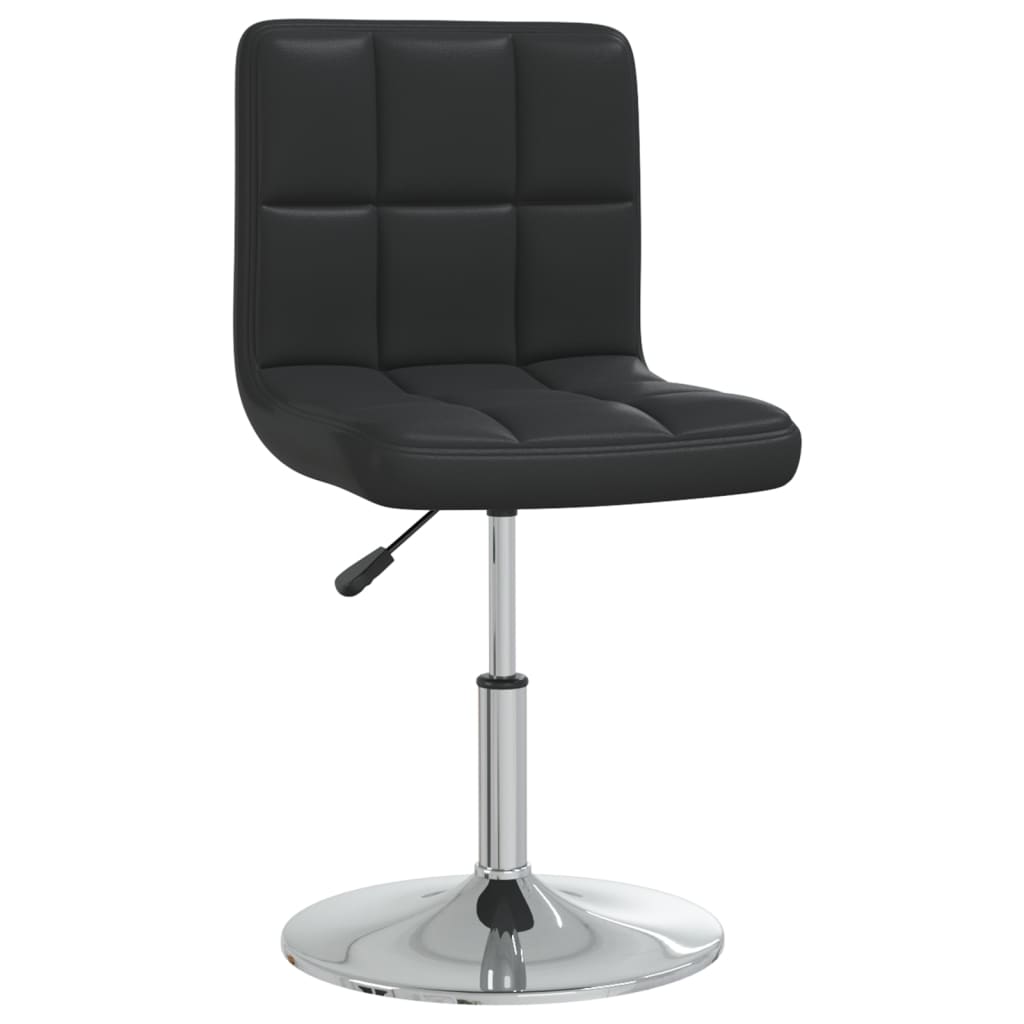 vidaXL Chaises de salle à manger 2 pcs Similicuir Noir