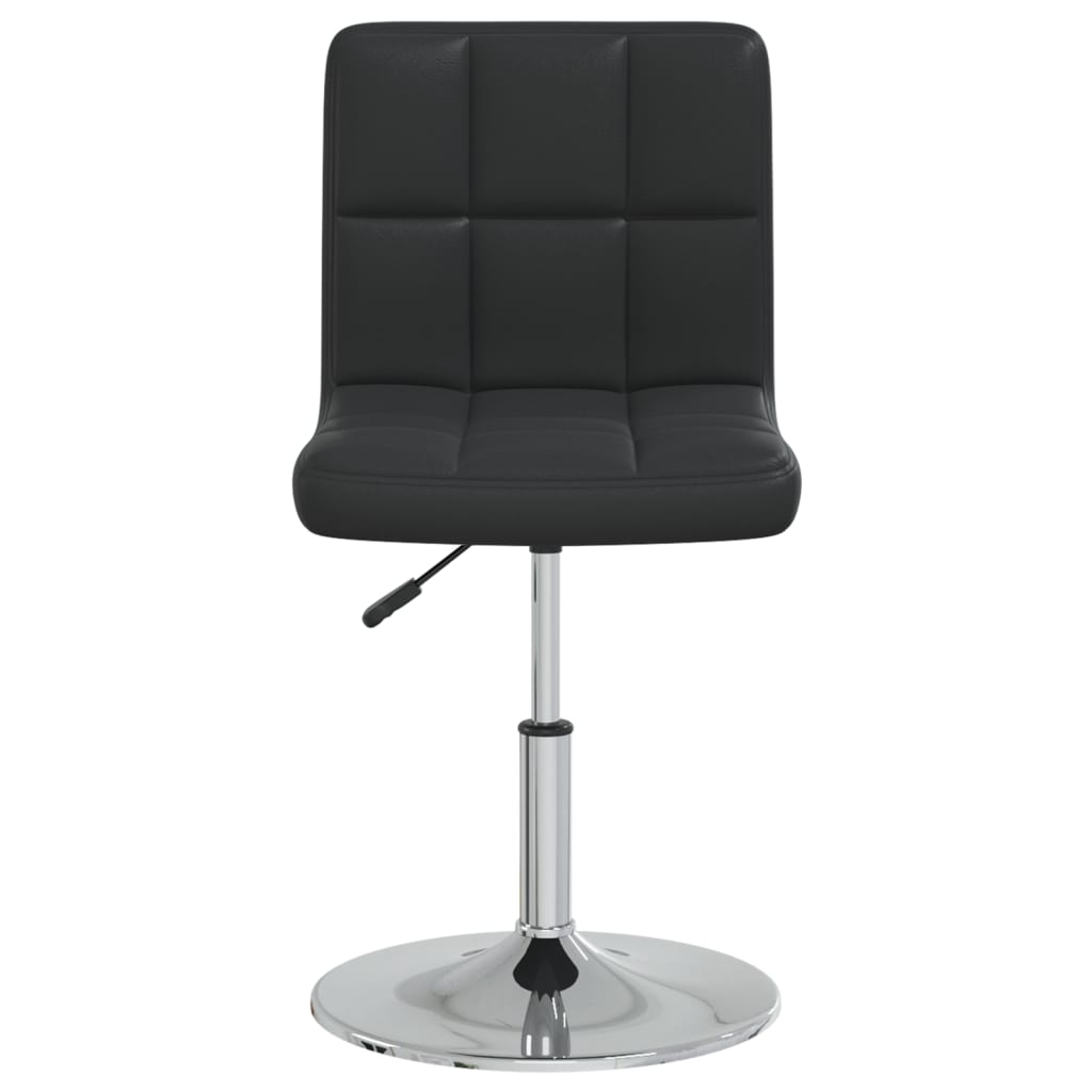 vidaXL Chaises de salle à manger 2 pcs Similicuir Noir