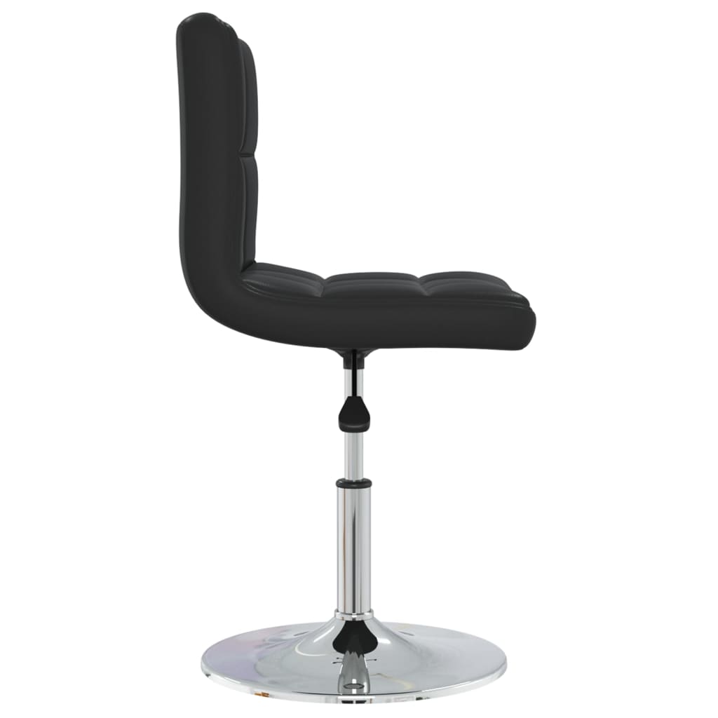 vidaXL Chaises de salle à manger 2 pcs Similicuir Noir