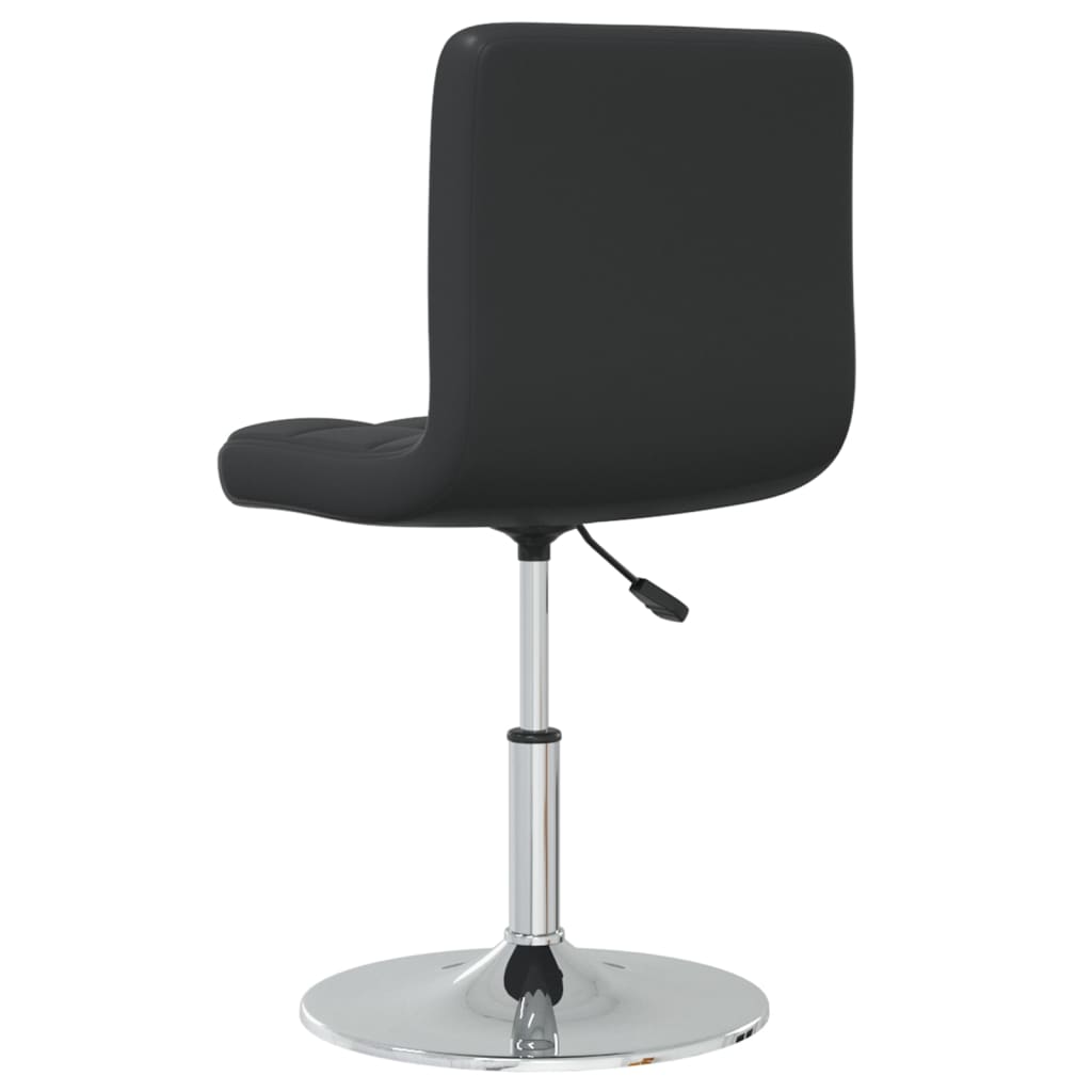 vidaXL Chaises de salle à manger 2 pcs Similicuir Noir