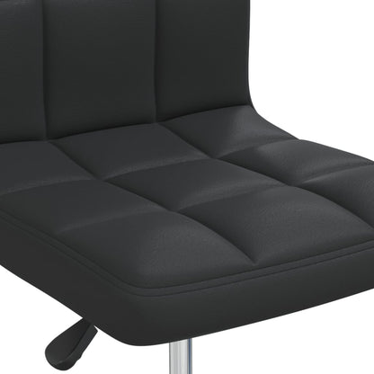 vidaXL Chaises de salle à manger 2 pcs Similicuir Noir