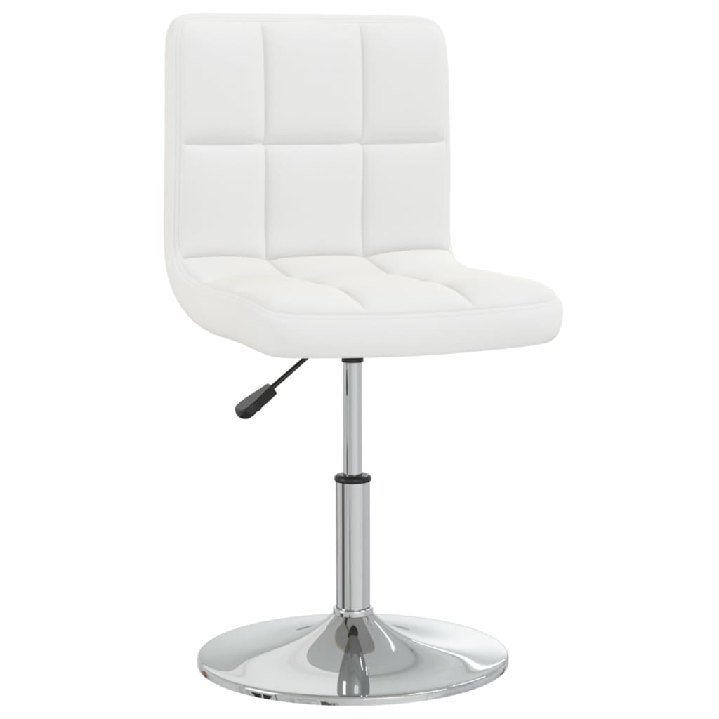 vidaXL Chaises de salle à manger 4 pcs Similicuir blanc