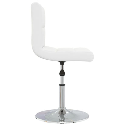 vidaXL Chaises de salle à manger 4 pcs Similicuir blanc