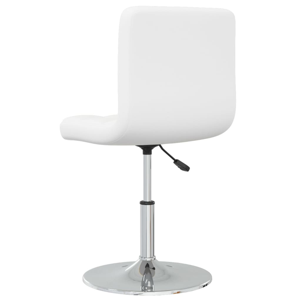 vidaXL Chaises de salle à manger 4 pcs Similicuir blanc