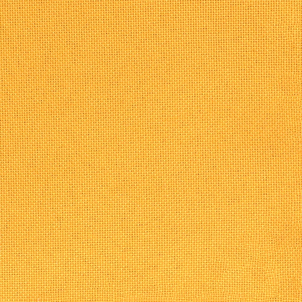 vidaXL Chaises de salle à manger 2 pcs Tissu Jaune Pivotantes