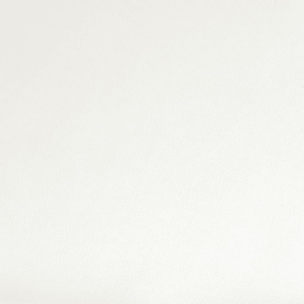 vidaXL Chaises de salle à manger 2 pcs Pivotantes Blanc Similicuir