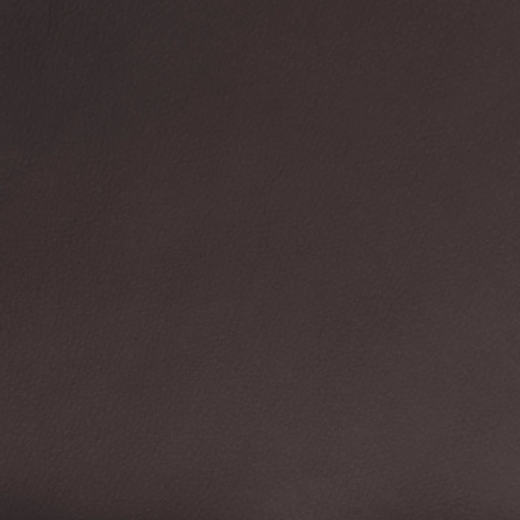 vidaXL Chaises de salle à manger pivotantes 2 pcs Similicuir Marron