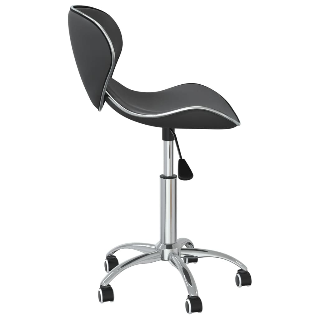 vidaXL Chaises de salle à manger 2 pcs Pivotantes Gris Similicuir